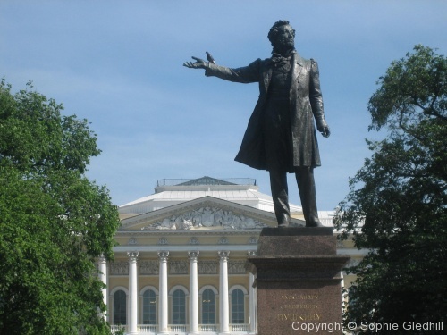 Pushkin Statue, St Petersburg, Russia